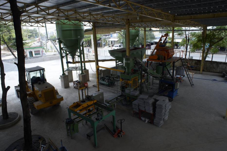 Dây chuyền ép gạch không nung